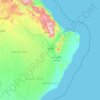 Al Jalan topographic map, elevation, terrain