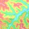 Stillwell topographic map, elevation, terrain