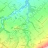 Humbie topographic map, elevation, terrain