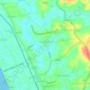Ajanur topographic map, elevation, terrain