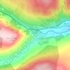 Struan topographic map, elevation, terrain