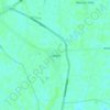 Cowbit topographic map, elevation, terrain