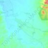 Santi Suk District topographic map, elevation, terrain