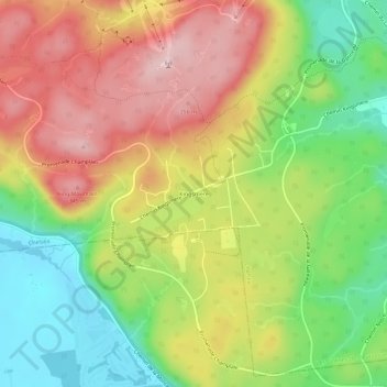 Kingsmere topographic map, elevation, terrain