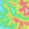 Besnica topographic map, elevation, terrain