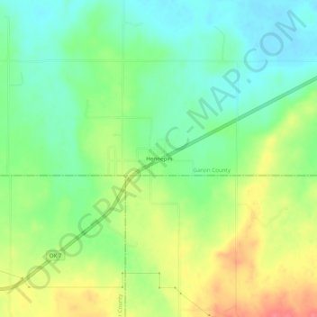 Hennepin topographic map, elevation, terrain