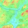 Nikkilä topographic map, elevation, terrain