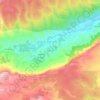 Benialí topographic map, elevation, terrain