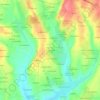 Le Petit Aunay topographic map, elevation, terrain