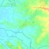 Biclat topographic map, elevation, terrain