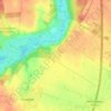 Kessin topographic map, elevation, terrain