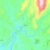 Rawang topographic map, elevation, terrain