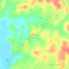 Linha Delfina topographic map, elevation, terrain