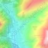 Villair Damon topographic map, elevation, terrain