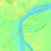 Ban Suan Dok topographic map, elevation, terrain