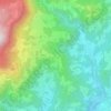 Šmihel nad Mozirjem topographic map, elevation, terrain