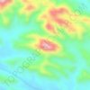 المغَيسلة topographic map, elevation, terrain