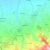 Sambirejo topographic map, elevation, terrain