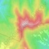 Mont Rachas topographic map, elevation, terrain