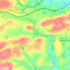 Langford topographic map, elevation, terrain