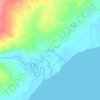 Sibaroy topographic map, elevation, terrain