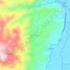 Pamintaran topographic map, elevation, terrain