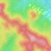 Bukowica topographic map, elevation, terrain