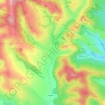 Mag topographic map, elevation, terrain