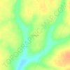 Mbugani topographic map, elevation, terrain