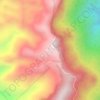 Doi Samer Dao Viewpoint topographic map, elevation, terrain