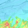 Guasticce topographic map, elevation, terrain