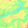 Tha Chang topographic map, elevation, terrain