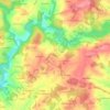 Népoux topographic map, elevation, terrain