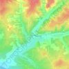 Le Chaignon topographic map, elevation, terrain