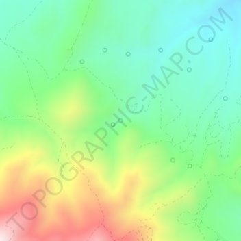 Cherry Springs topographic map, elevation, terrain