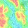Riverdale topographic map, elevation, terrain