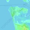 Tha Chat Chai mangrove forest trail topographic map, elevation, terrain