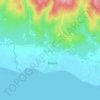 Magsaysay topographic map, elevation, terrain