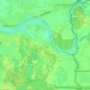 De Looi topographic map, elevation, terrain