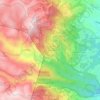 El Encinal topographic map, elevation, terrain