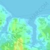 Robichaud topographic map, elevation, terrain