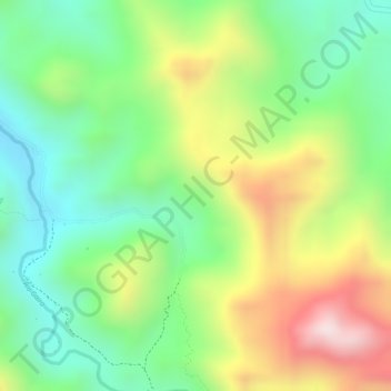 El Pegoso topographic map, elevation, terrain