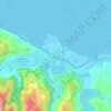 Taganito topographic map, elevation, terrain