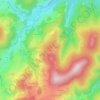 Le Breu topographic map, elevation, terrain