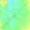 Chiang Kham topographic map, elevation, terrain