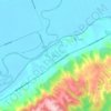 Allanton topographic map, elevation, terrain
