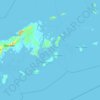 Tata Islands topographic map, elevation, terrain