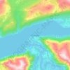 Åndalsnes topographic map, elevation, terrain