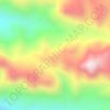 Chappal Gumti topographic map, elevation, terrain