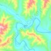 Ganglung topographic map, elevation, terrain